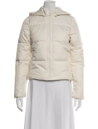 Pre-owned Lacoste Down Jacket In Neutrals