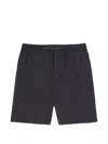 Lacoste Drawstring Piped Shorts In Brown