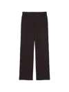 Lacoste Drawstring Track Pants In Burgundy