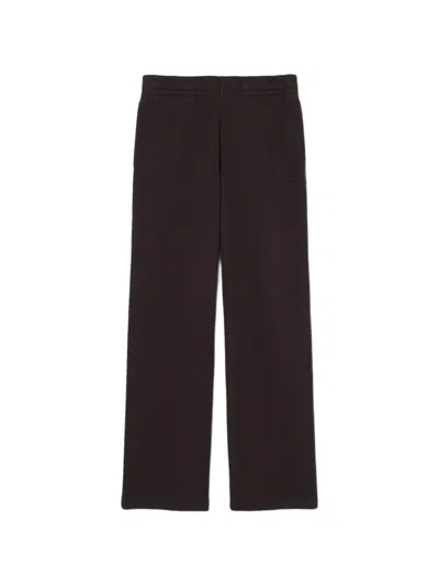 Lacoste Drawstring Track Pants In Burgundy