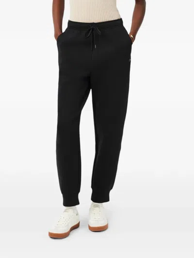Lacoste Drawstring Track Trousers In Black