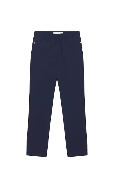 Lacoste Drawstring Trousers In Blue