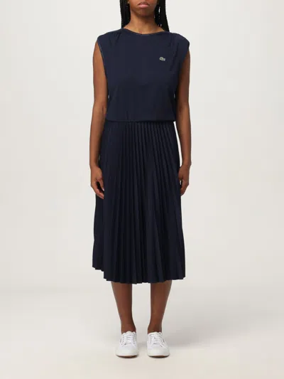 Lacoste Kleider  Damen Farbe Blau In Blue