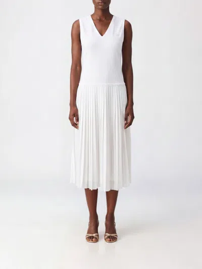 Lacoste Dress Woman In White