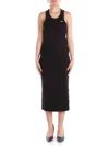 Lacoste Sleeveless Organic Cotton Midi Dress