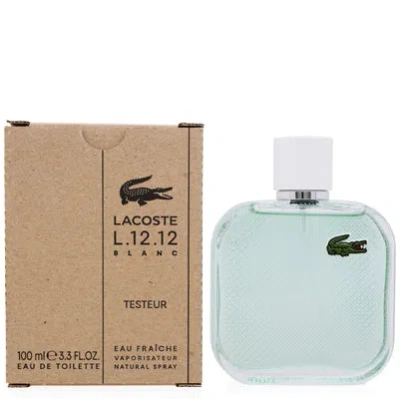 Lacoste Eau Fraiche Edt Spray Tester For Men - 3.3 oz In Transparent