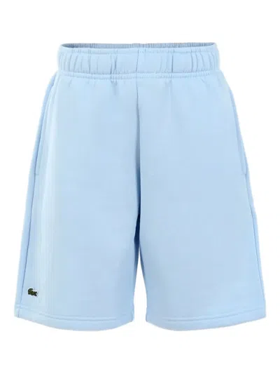 Lacoste Kids' Elastic-waistband Shorts In Blue
