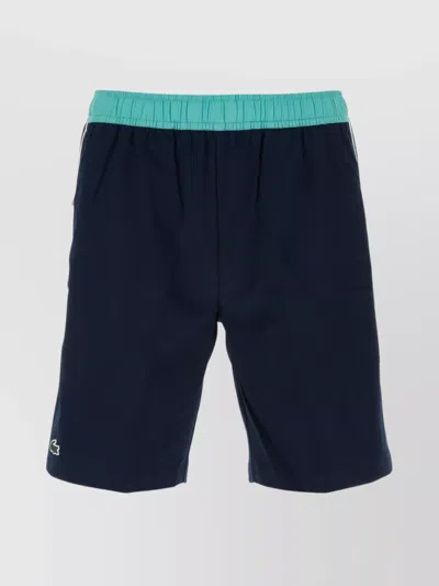 Lacoste Elastic Waistband Shorts Pockets In Ri4