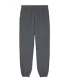 Lacoste Elasticated-cuff Joggers In Gray