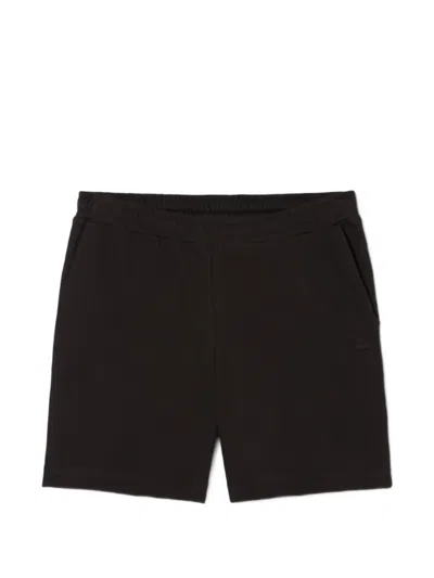 Lacoste Elasticated Jersey Shorts In Brown