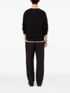 Lacoste Elasticated Trousers In Black