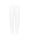Lacoste Elasticated Trousers In White