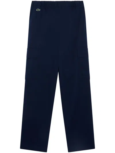 Lacoste Kids' Elasticated-waist Trousers In Blue