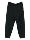 Lacoste Elasticated-waistband Track Pants In Black
