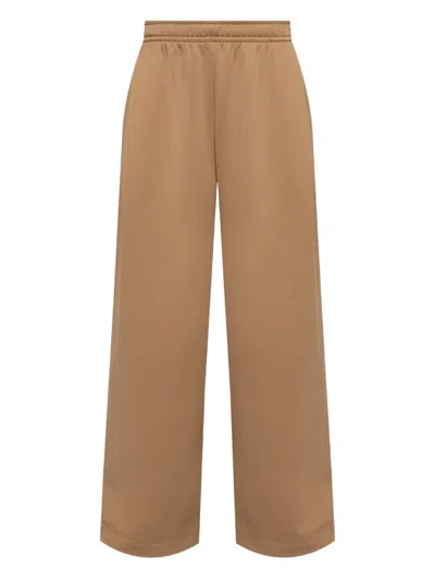 Lacoste Elasticated Waistband Track Pants In Brown