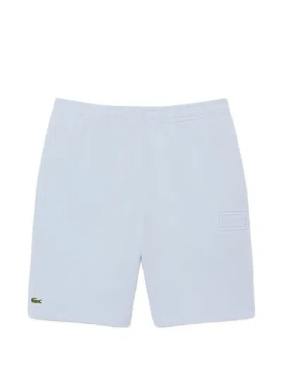 Lacoste Elasticated-waist Track Shorts In Blue