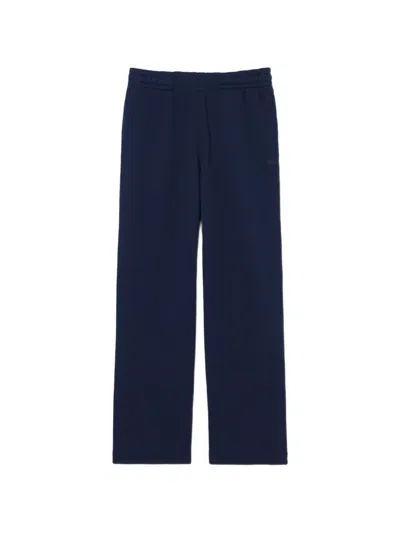 Lacoste Elasticated-waistband Track Pants In Black