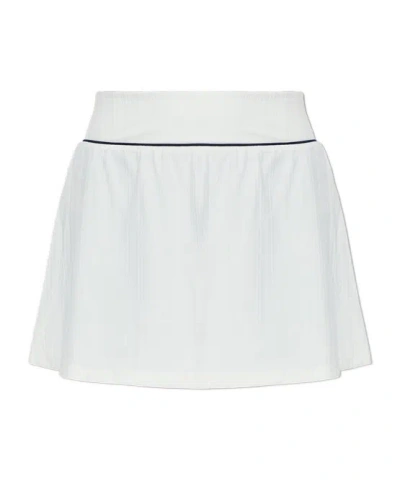 Lacoste Elastic-waist Skirt In White