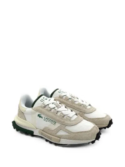 Lacoste Elite Active Panelled Lug-sole Sneakers In Neutral