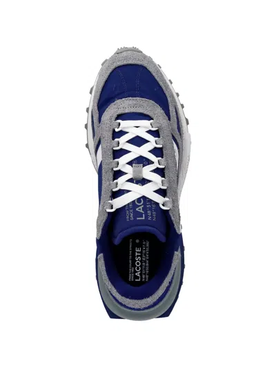 Lacoste Elite Active Panelled Sneakers In Blue