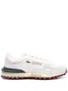 Lacoste Elite Active Logo-print Sneakers In Gray
