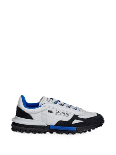 Lacoste Elite Active Suede-panelled Logo-print Sneakers In White