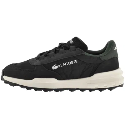 Lacoste Elite Active Trainers Black In Animal Print