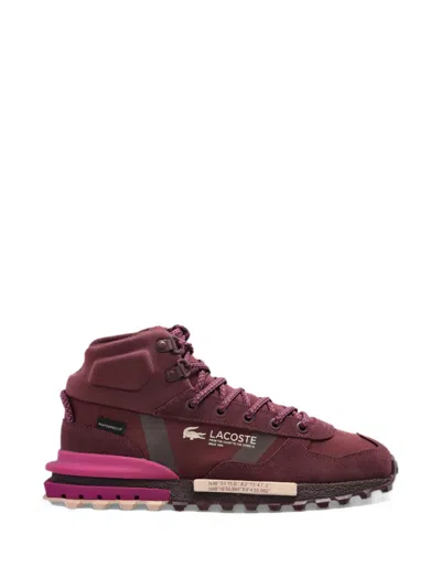 Lacoste Elite Active Winter Sneakers In Burgundy