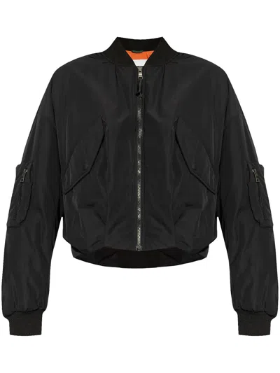 LACOSTE EMBROIDERED BOMBER JACKET