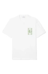 Lacoste Cotton Jersey Tennis-embroidered T-shirt In White