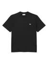 Lacoste Embroidered-crocodile T-shirt In Black