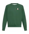 Lacoste Embroidered-emblem Sweatshirt In Green
