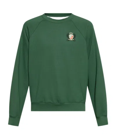 LACOSTE LACOSTE LOGO EMBROIDERED CREWNECK SWEATSHIRT