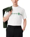 Lacoste Embroidered Jersey Tee In White