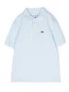 Lacoste Embroidered-logo Polo Shirt In Blue