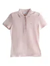 Lacoste Embroidered-logo Polo Shirt In Pink