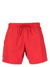 Lacoste Swim Shorts Red In Rot