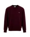 Lacoste Embroidered Loopback Cotton Sweatshirt In Multi