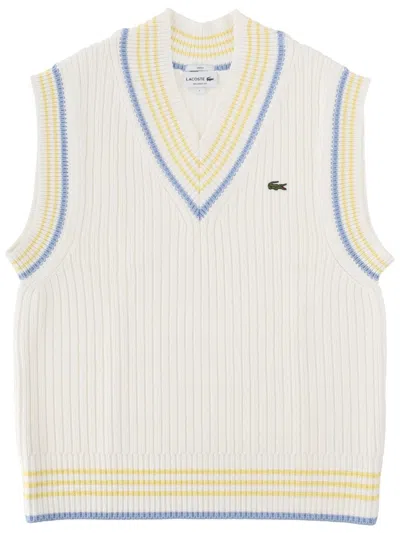Lacoste Essential Lightweight Vest For Men In Neutral