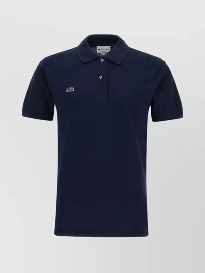 Lacoste Essential Navy Polo Shirt In Blue