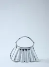 Lacoste Extra Extra Small Lenglen Handbag In Silver