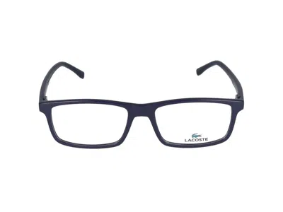 Lacoste Eyeglasses  L2858 424 Blue 54/17/145 In Black