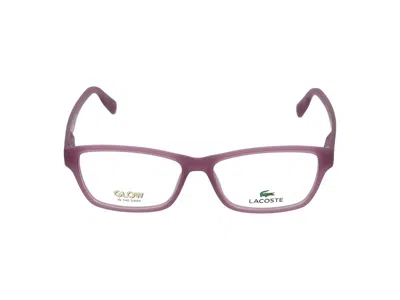 Lacoste Eyeglasses In Matte Violet Lumi