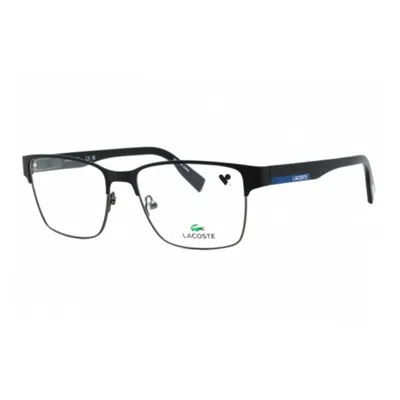 Lacoste Sleek Rectangular Eyeglasses 55mm In Black