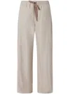 Lacoste Flannel Trousers In Neutrals