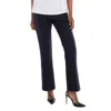 Lacoste Flared High-waisted Formal Pants In Blue
