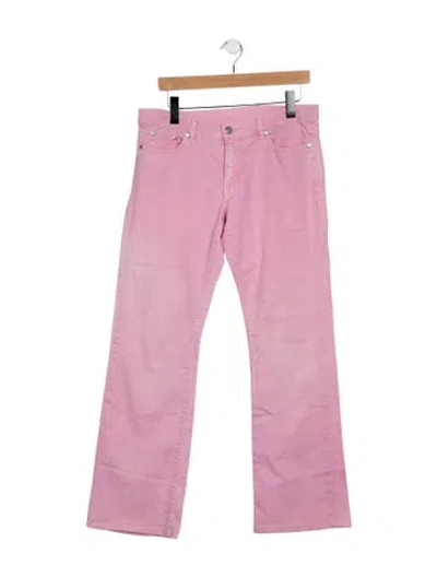 Pre-owned Lacoste Flared Pants In Purple