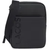 Lacoste Flat Crossover Bag In Black