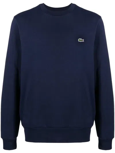 LACOSTE FLEECE CREW NECK SWEATSHIRT