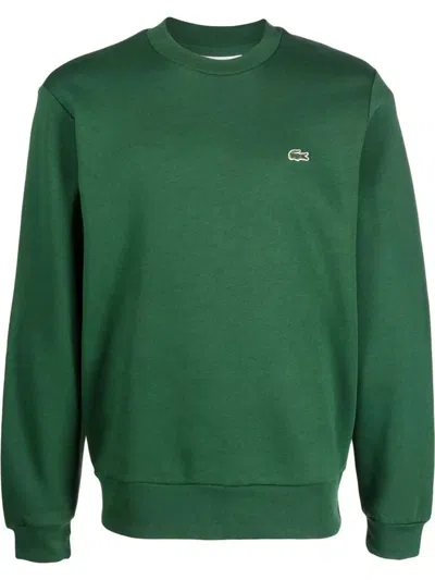 LACOSTE LACOSTE FLEECE CREW NECK SWEATSHIRT CLOTHING